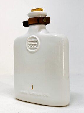 Misc Goods Co 11 fl oz Ivory White Ceramic Bar Flask